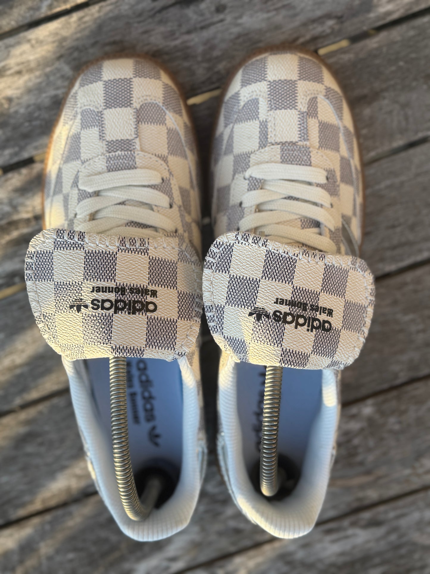 Custom Adidas Samba Azur Canvas WB
