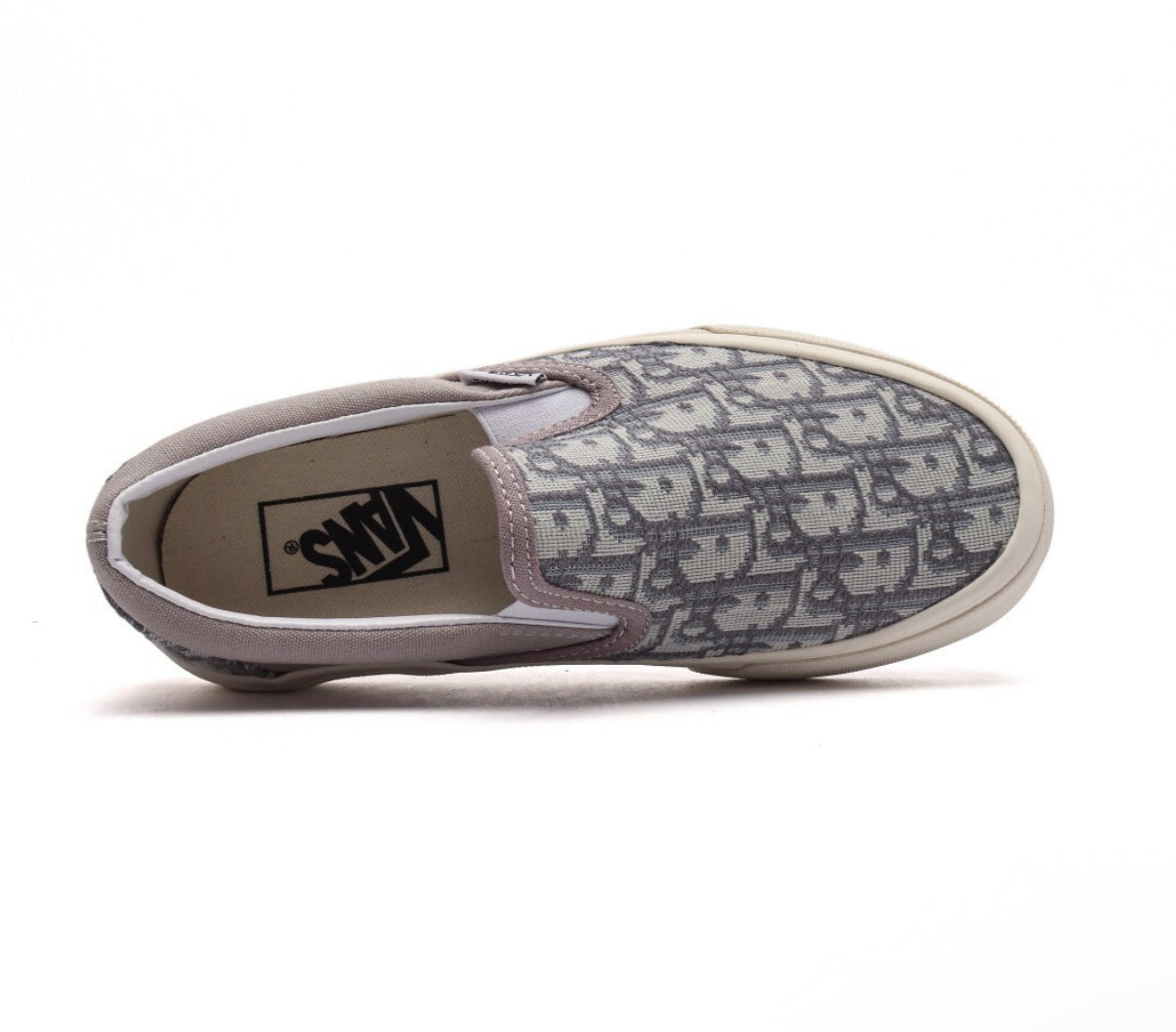 Custom Dior Vans Slip Ons