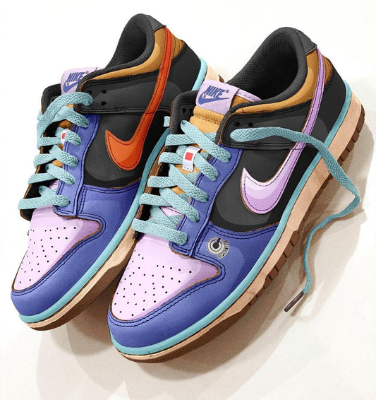 Nike Dunk Low Future Trunks Custom