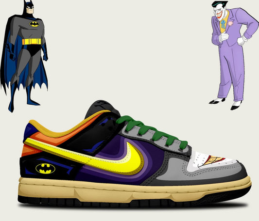 Nike Dunk Low Batman/Joker Custom
