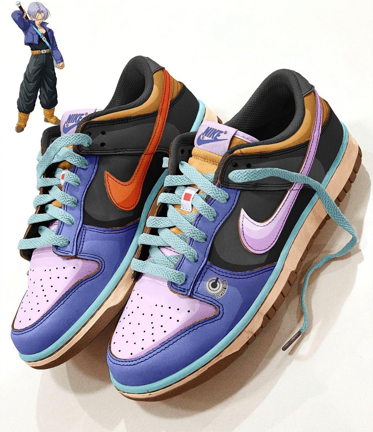 Nike Dunk Low Future Trunks Custom