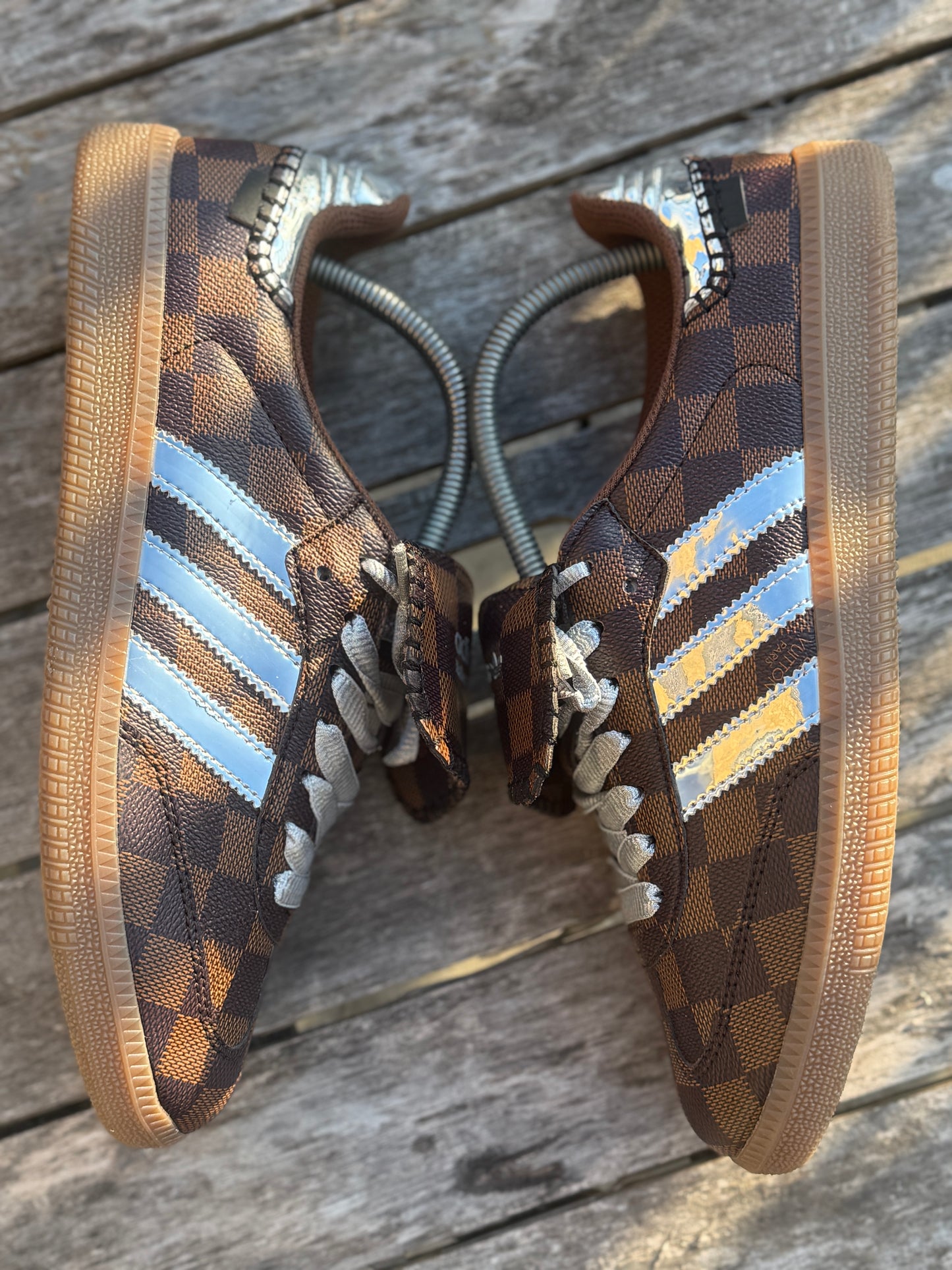 Custom Adidas Samba Ebene Canvas WB