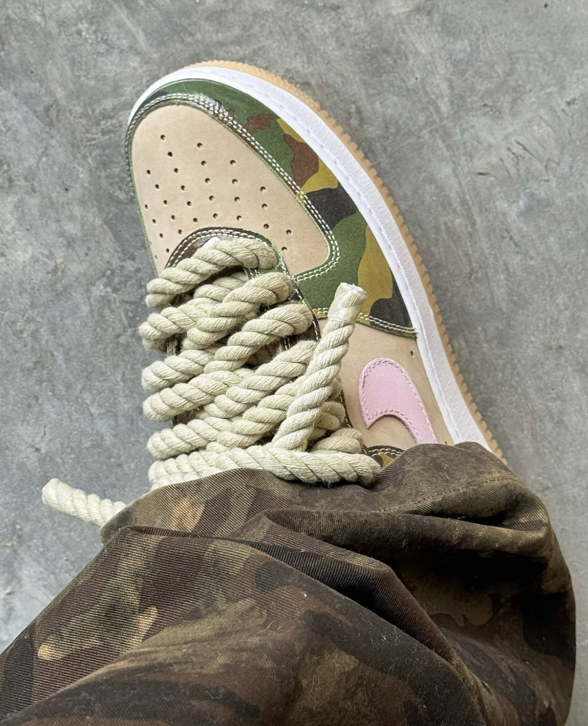 Nike Air force 1 Military Rope Lace