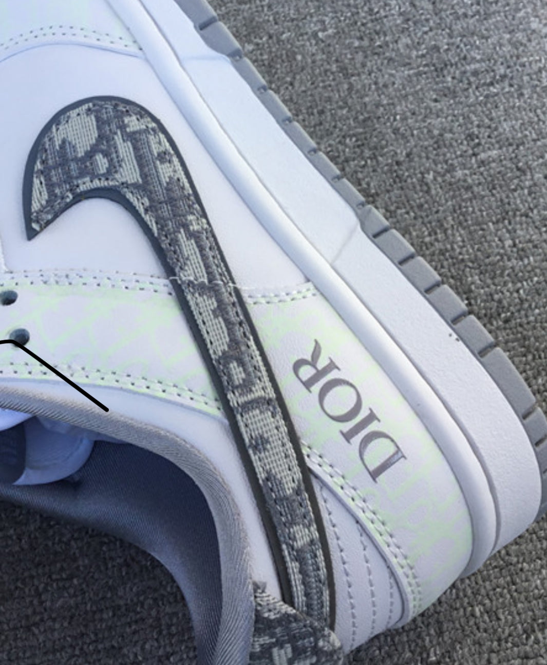 Custom Nike Dunk Lo x Dior