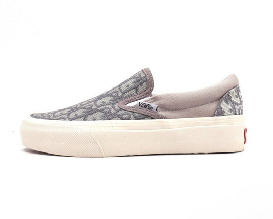 Custom Dior Vans Slip Ons