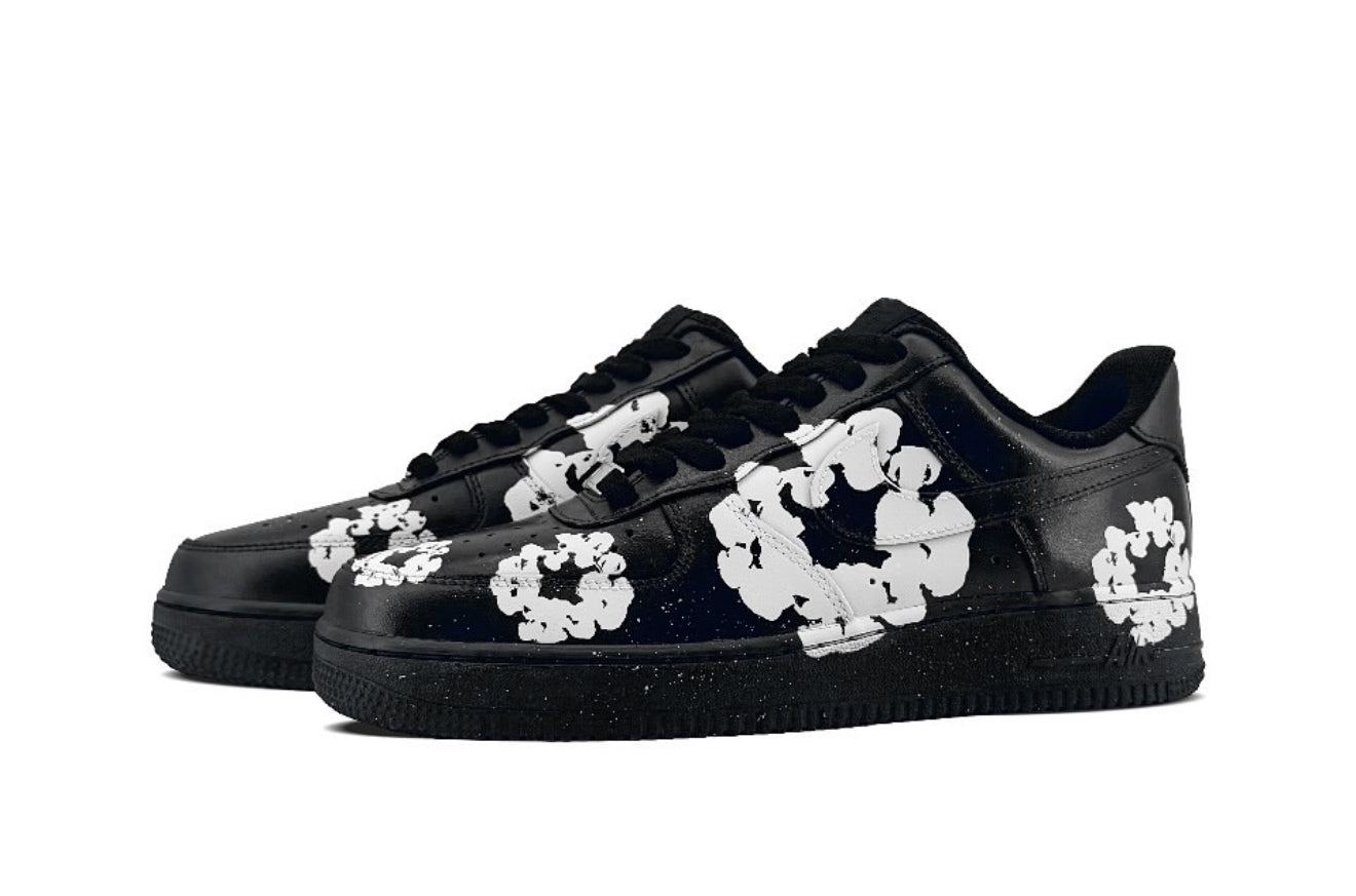 Custom Nike Air force 1 Denim Tears