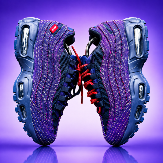 Custom Nike Air Max 95 ‘Purple Denim’
