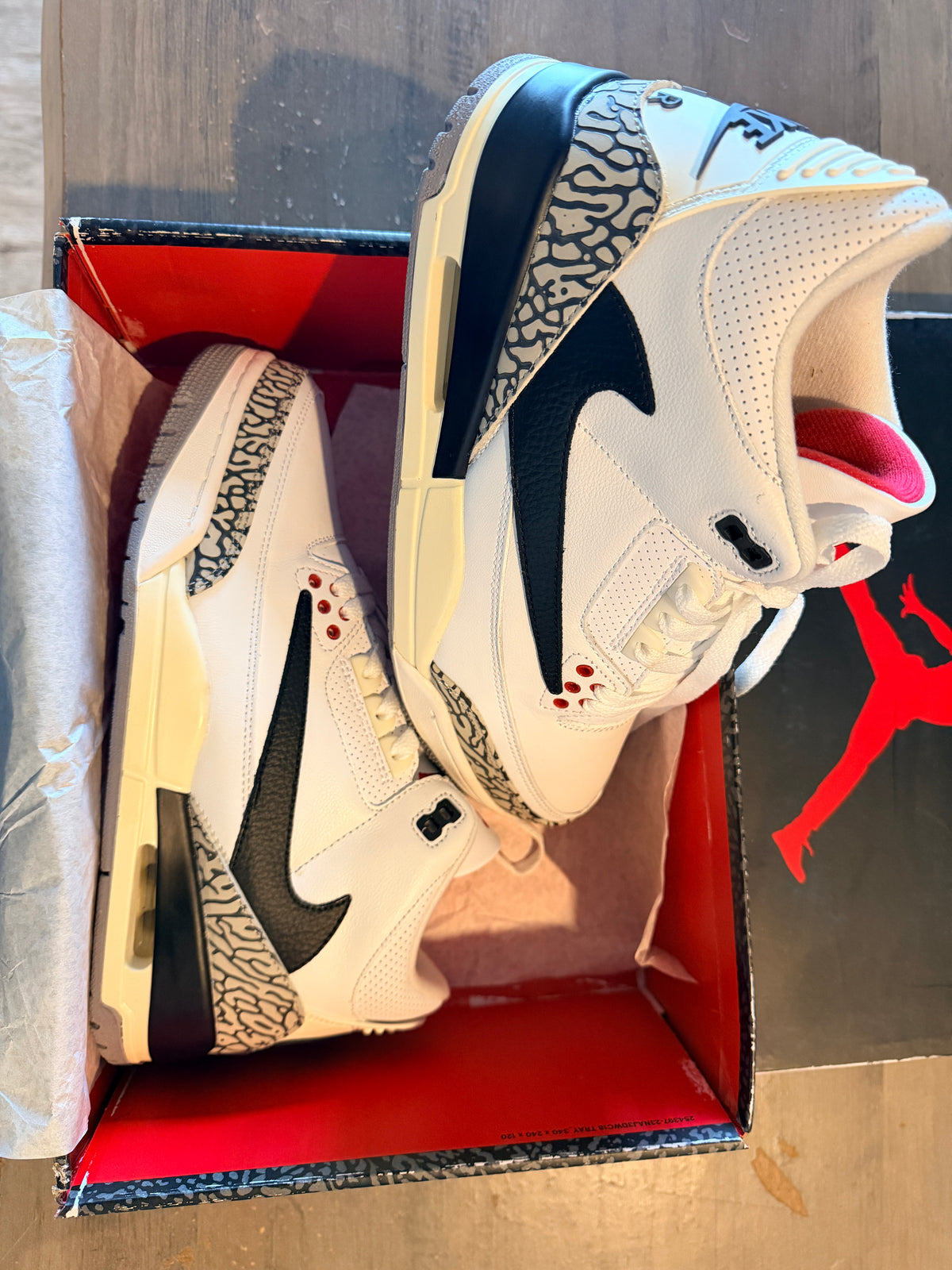 Nike Air Jordan 3 Reverse Swoosh ‘Elephant Print’