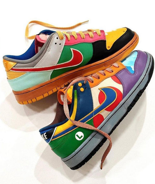 Nike Dunk Low Mario Kart Custom