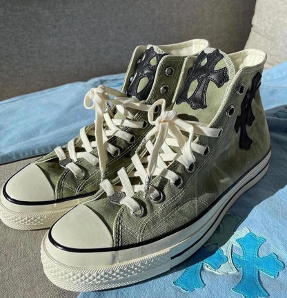 Custom Converse Chuck Taylor High x Chrome Hearts
