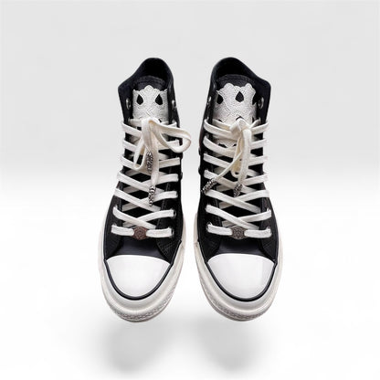 Custom Converse Chuck Taylor High Leather x Chrome Hearts