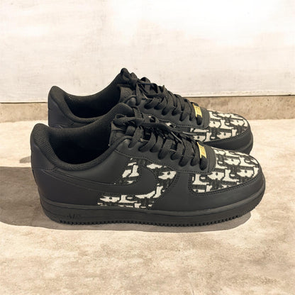 Custom Nike Air force 1 x Dior Black