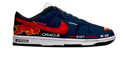 Nike Dunk Low RedBull Racing F1 Custom