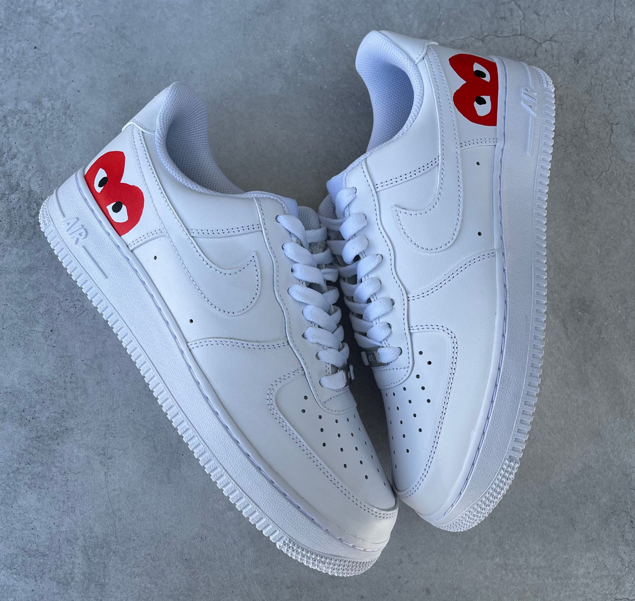 Custom Nike Air force 1 x CDG