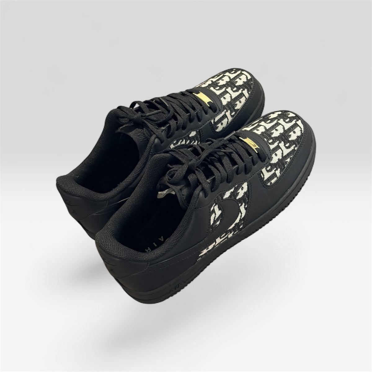 Custom Nike Air force 1 x Dior Black