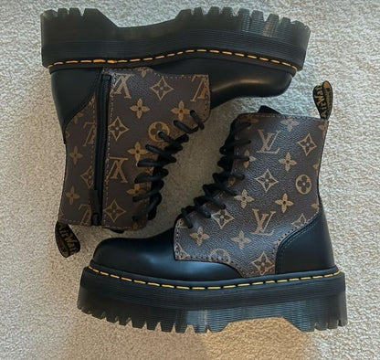 Custom LV Jadon Doc Martens