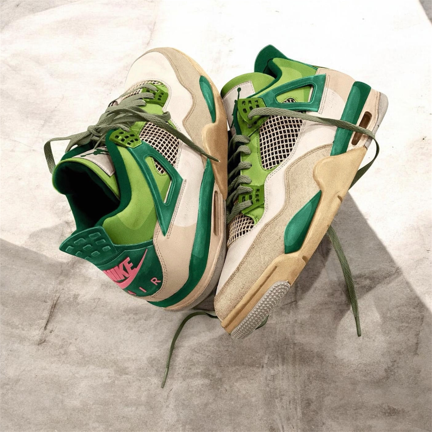 Custom Nike Air Jordan 4 Scyther