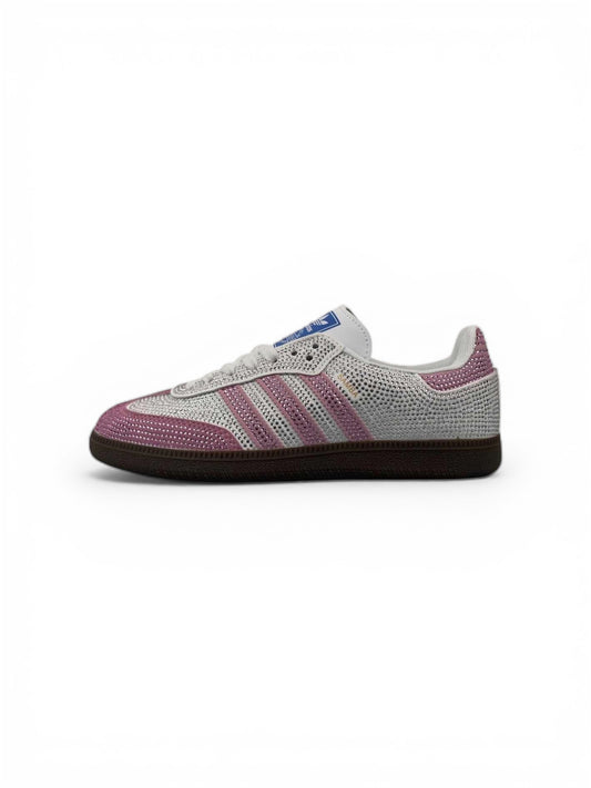 Custom Adidas Samba Pink Rhinestone