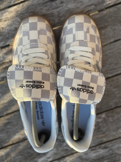 Custom Adidas Samba Azur Canvas WB