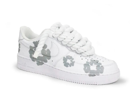 Custom Nike Air force 1 Denim Tears Rope