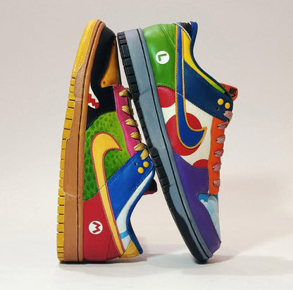 Nike Dunk Low Mario Kart Custom