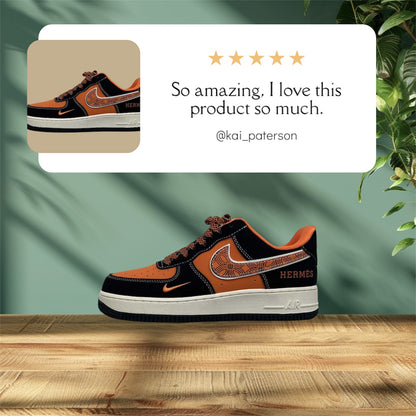 Custom Nike Air force 1 x Hermes
