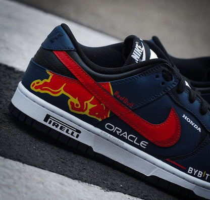 Nike Dunk Low RedBull Racing F1 Custom