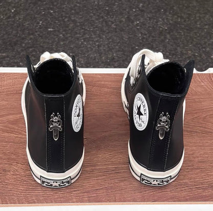 Custom Converse Chuck Taylor High Leather x Chrome Hearts