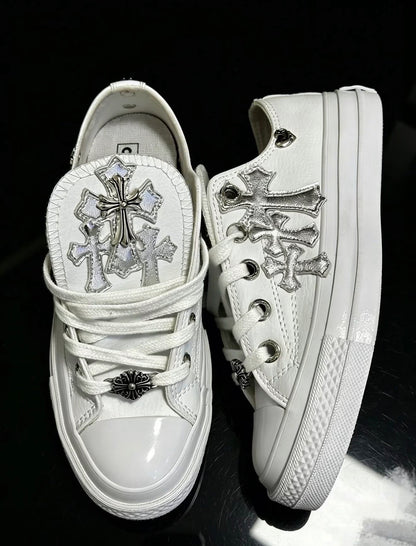 Custom Converse Chuck Taylor Low x Chrome Hearts