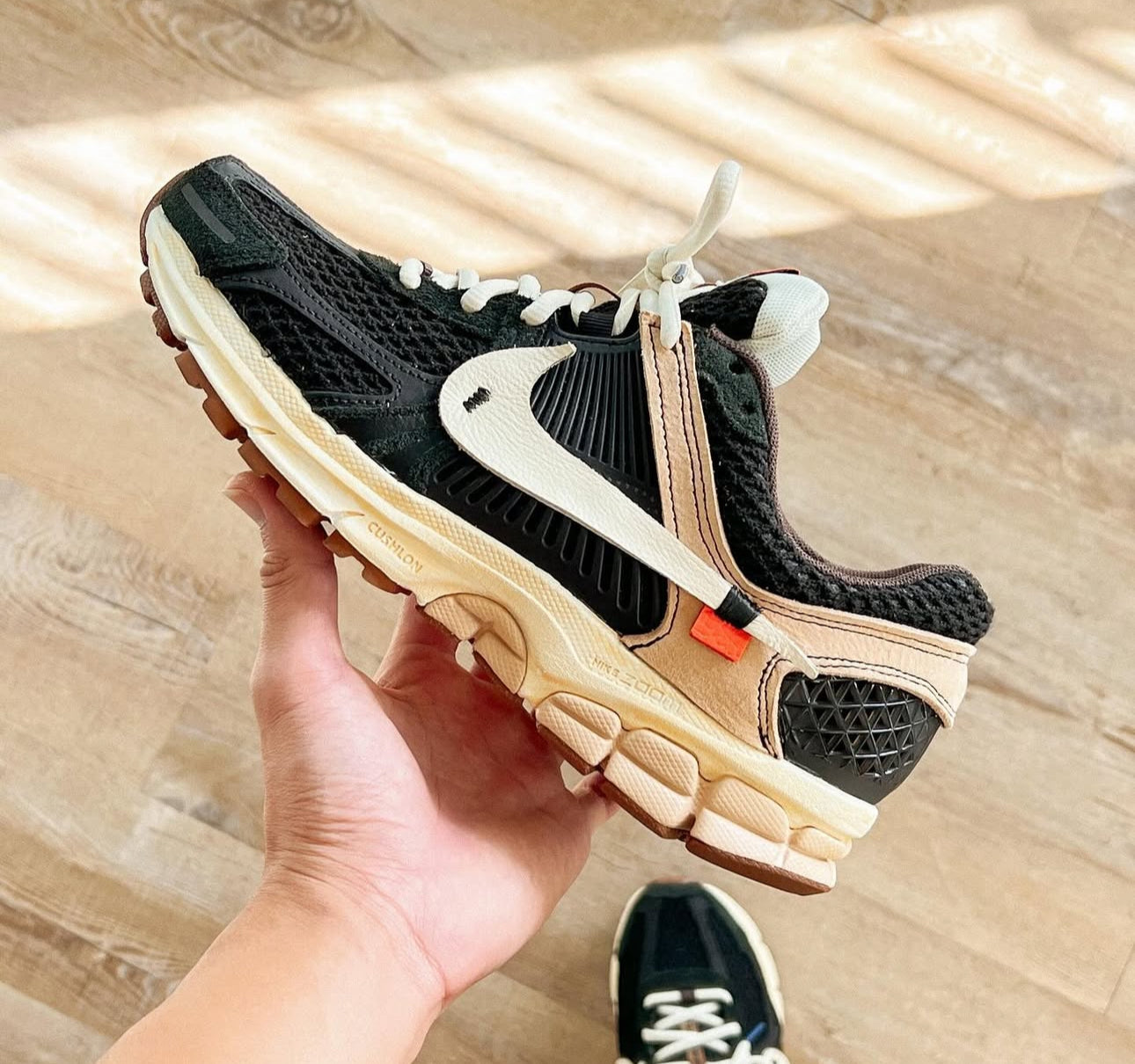 Custom Nike Zoom Vomero 5 ‘Leather Swoosh’
