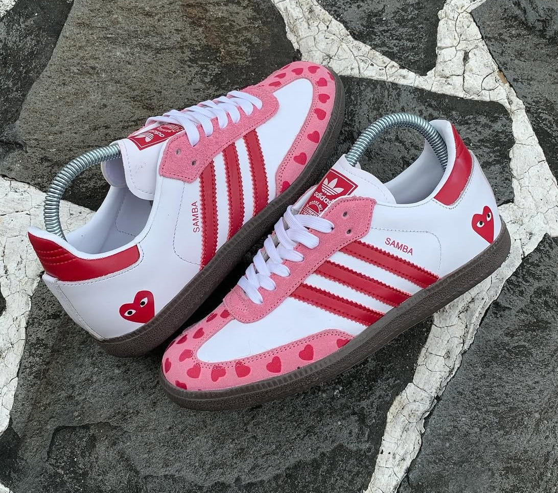Custom Adidas Samba x CDG