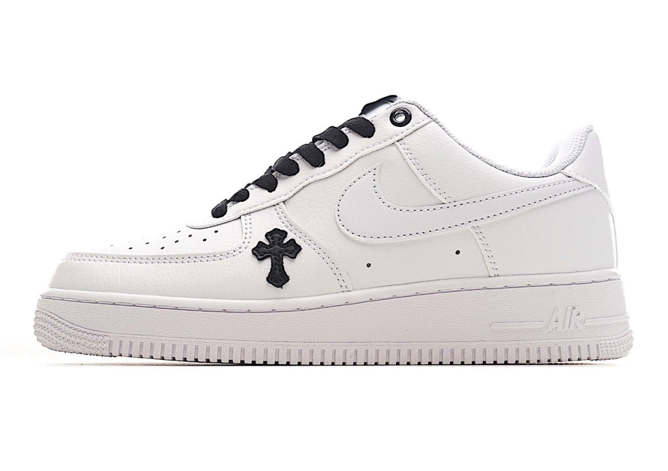Custom Nike Air force 1 x Chrome Hearts White