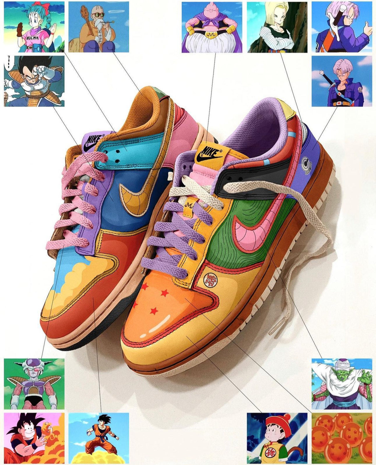 Nike Dunk Low DBZ Custom JWCKICKS
