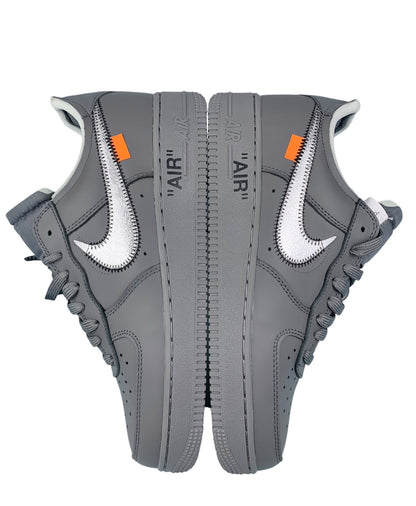 Custom Nike Air force 1 OW Ghost Grey
