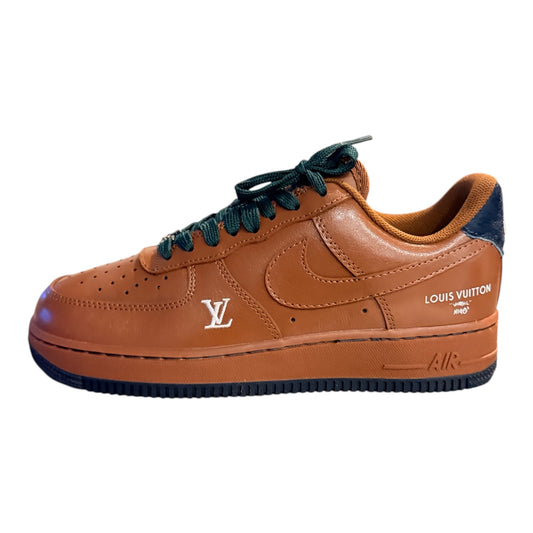 Custom Nike Air force 1 x LV Brown