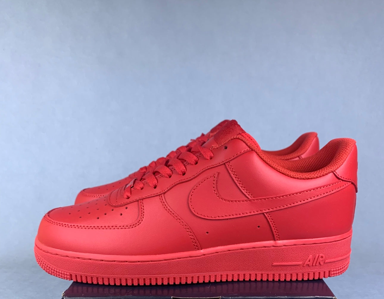 Custom Nike Air force 1 OW Rosso