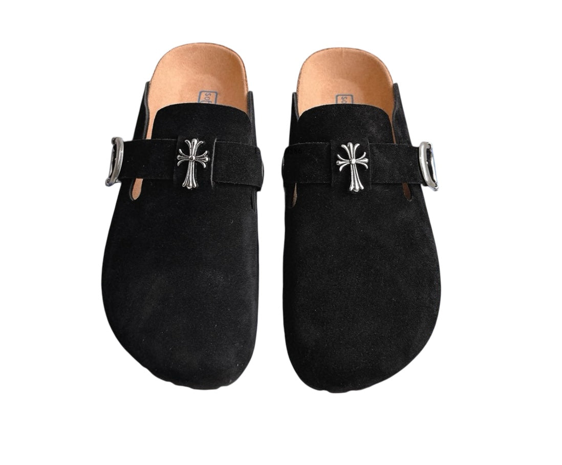 Custom Birkenstocks x Chrome Hearts
