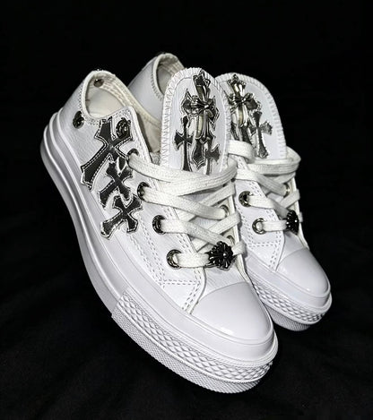 Custom Converse Chuck Taylor Low x Chrome Hearts