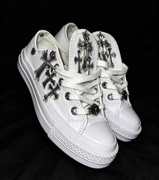 Custom Converse Chuck Taylor Low x Chrome Hearts
