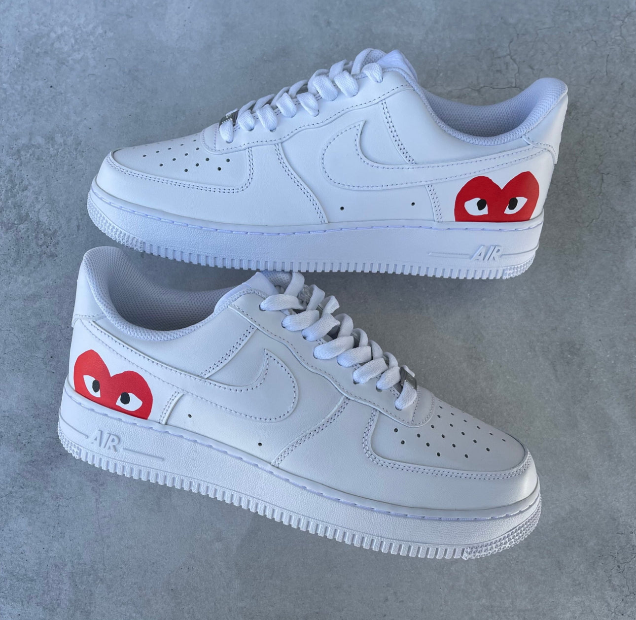 Custom Nike Air force 1 x CDG