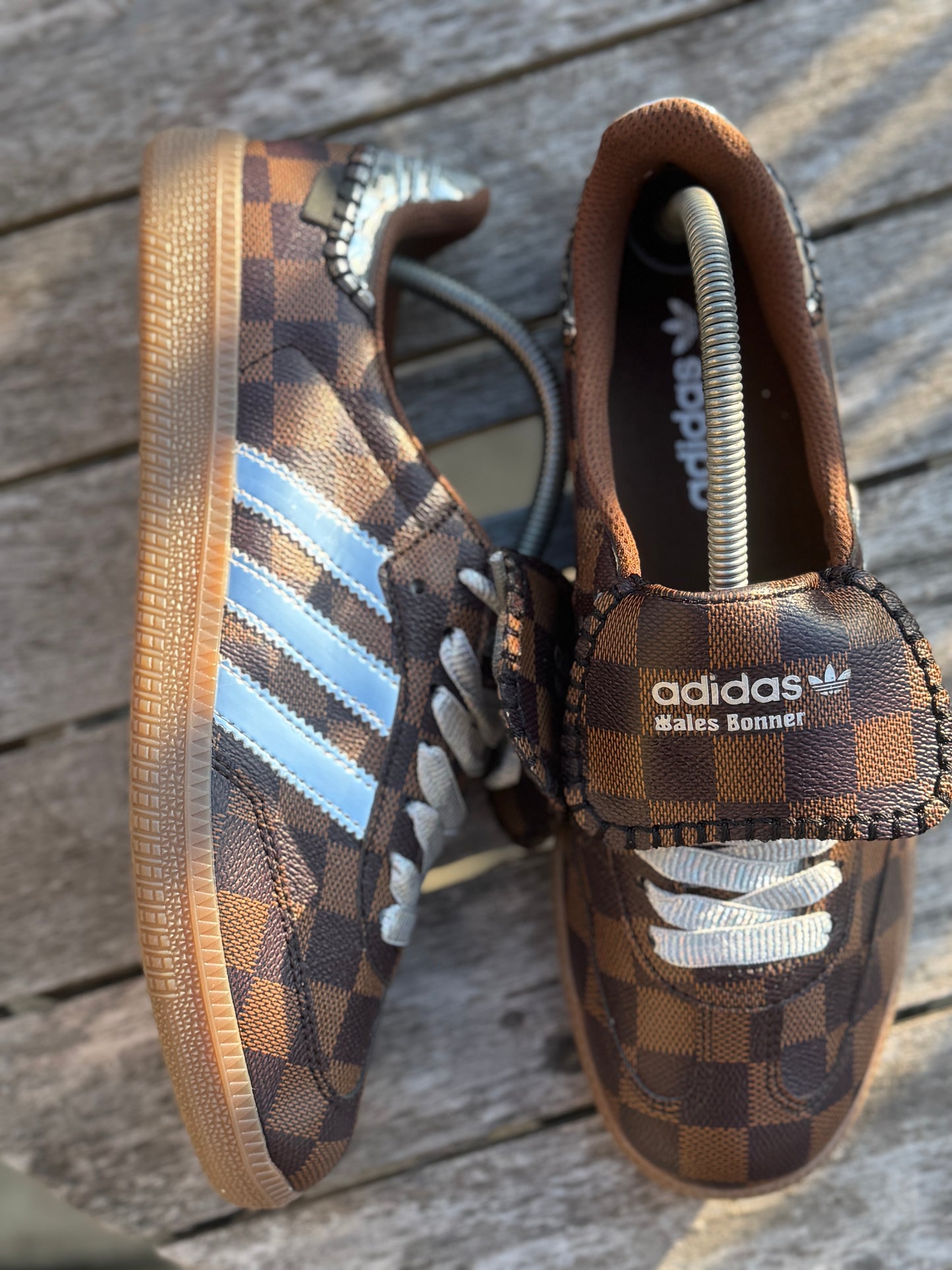 Custom Adidas Samba Ebene Canvas WB