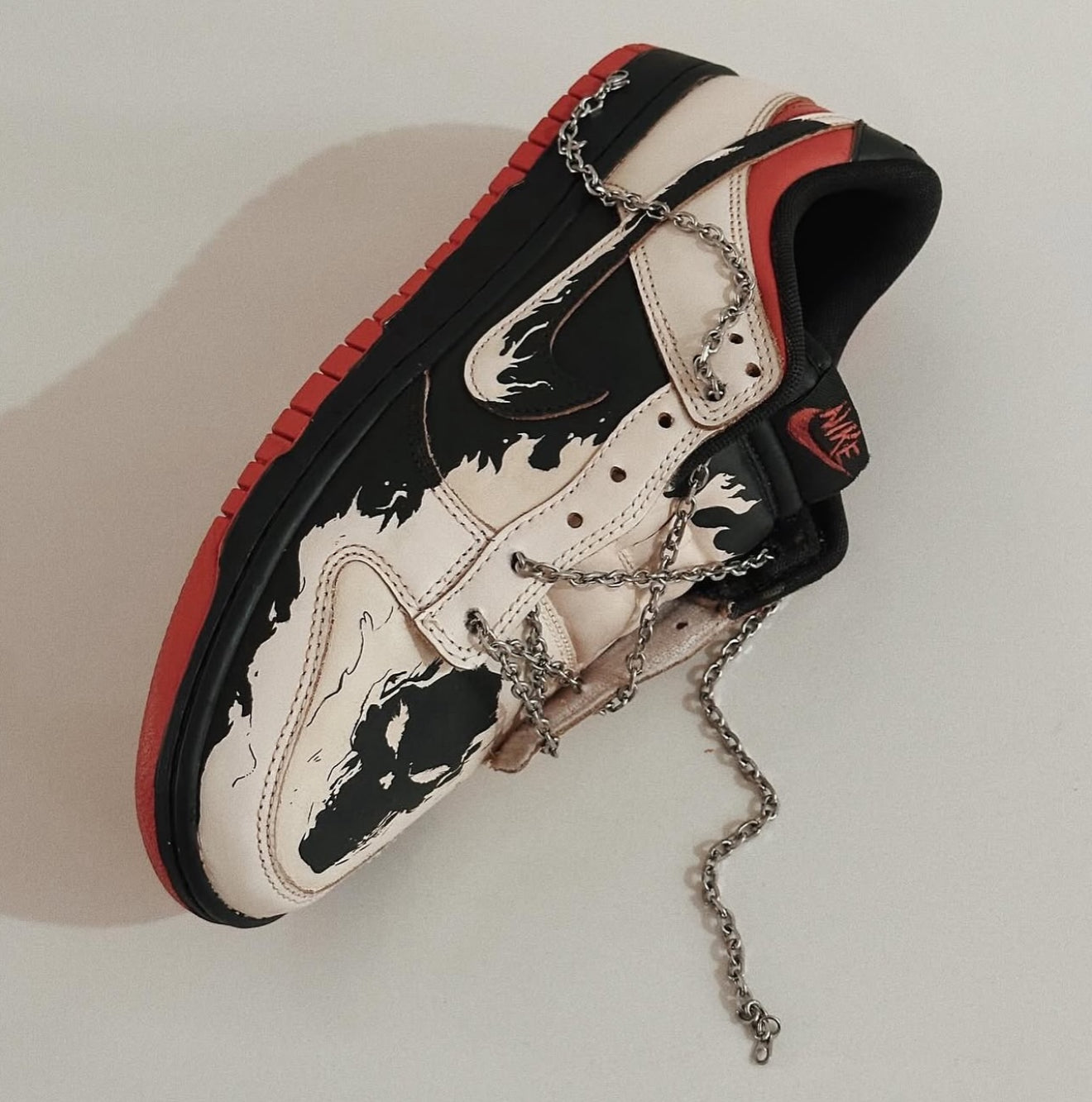 Nike Dunk Low Ghost Rider Custom