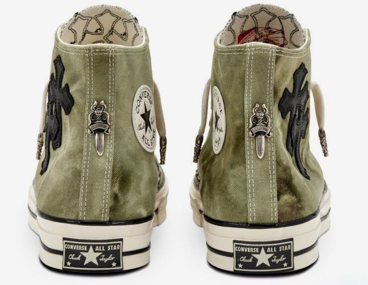 Custom Converse Chuck Taylor High x Chrome Hearts