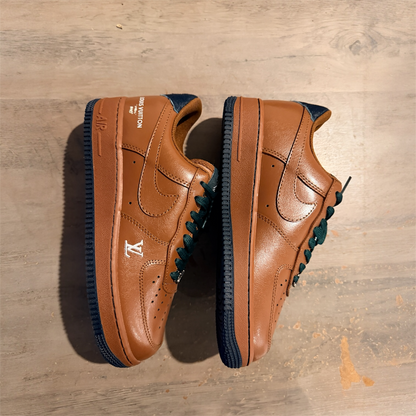 Custom Nike Air force 1 x LV Brown