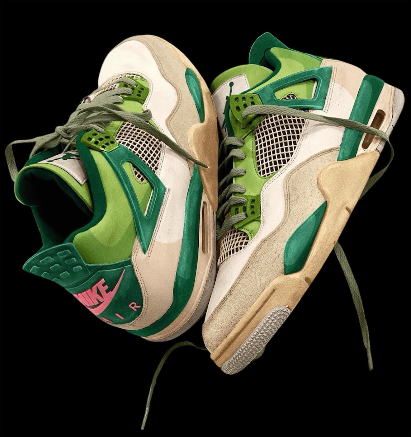 Custom Nike Air Jordan 4 Scyther