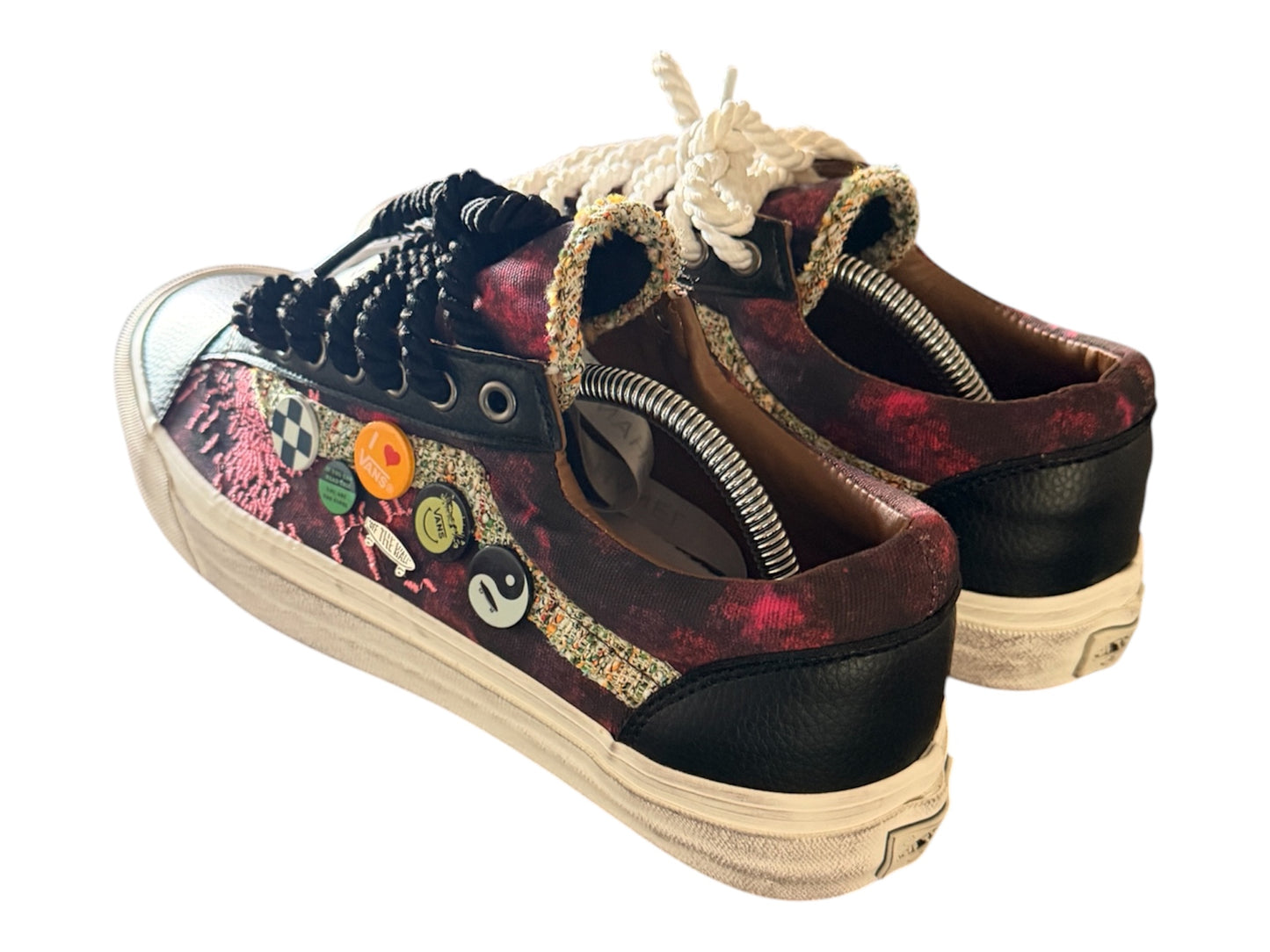 Custom Chanel Rope Lace Vans