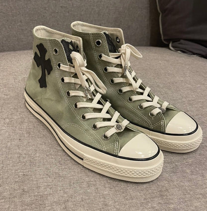 Custom Converse Chuck Taylor High x Chrome Hearts