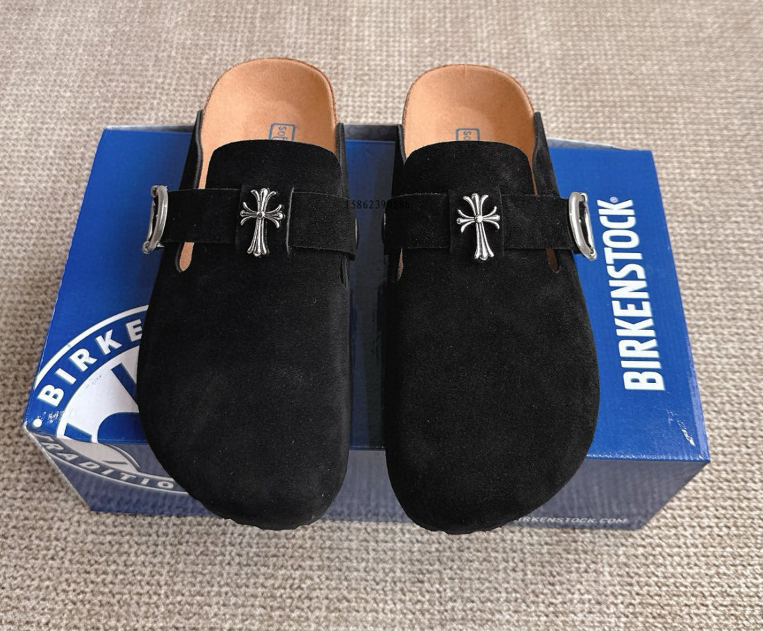 Custom Birkenstocks x Chrome Hearts