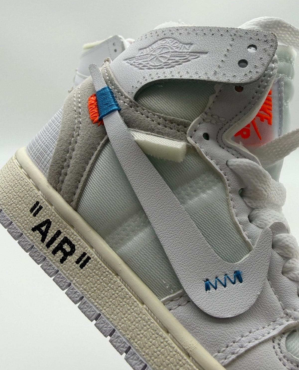 Kids Custom Nike OW Air Jordan 1