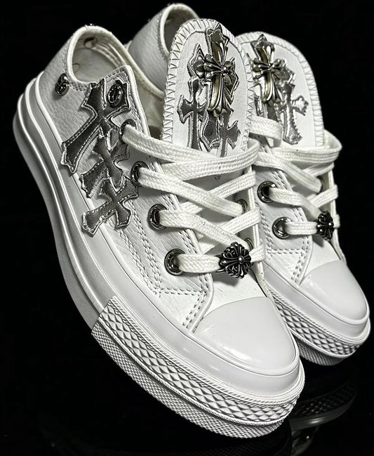 Custom Converse Chuck Taylor Low x Chrome Hearts